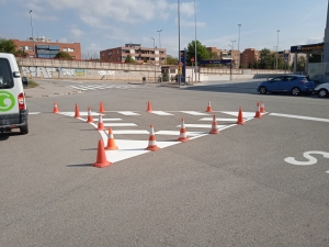 Millora de la senyalitzaci&oacute; horitzontal al pol&iacute;gon Palou Nord