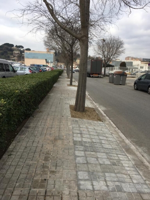 Reparaci&oacute; voreres Carrer Matar&oacute;, pol&iacute;gon Jordi Camp