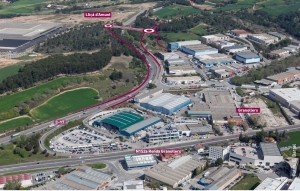 Construcci&oacute; nou enlla&ccedil; a la C-17, pol&iacute;gons Font del Radium i Coll de la Manya